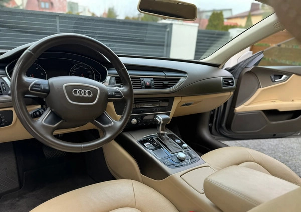 Audi A7 cena 84200 przebieg: 168000, rok produkcji 2014 z Płock małe 631